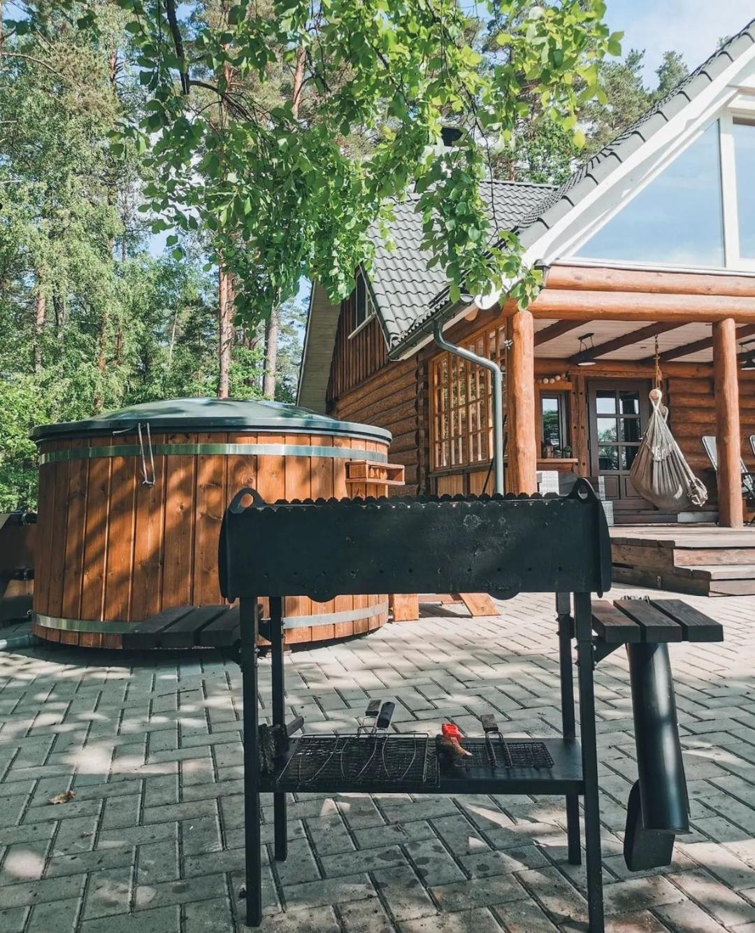 "Gaujmale" Sauna House In Nature Ilkene Экстерьер фото