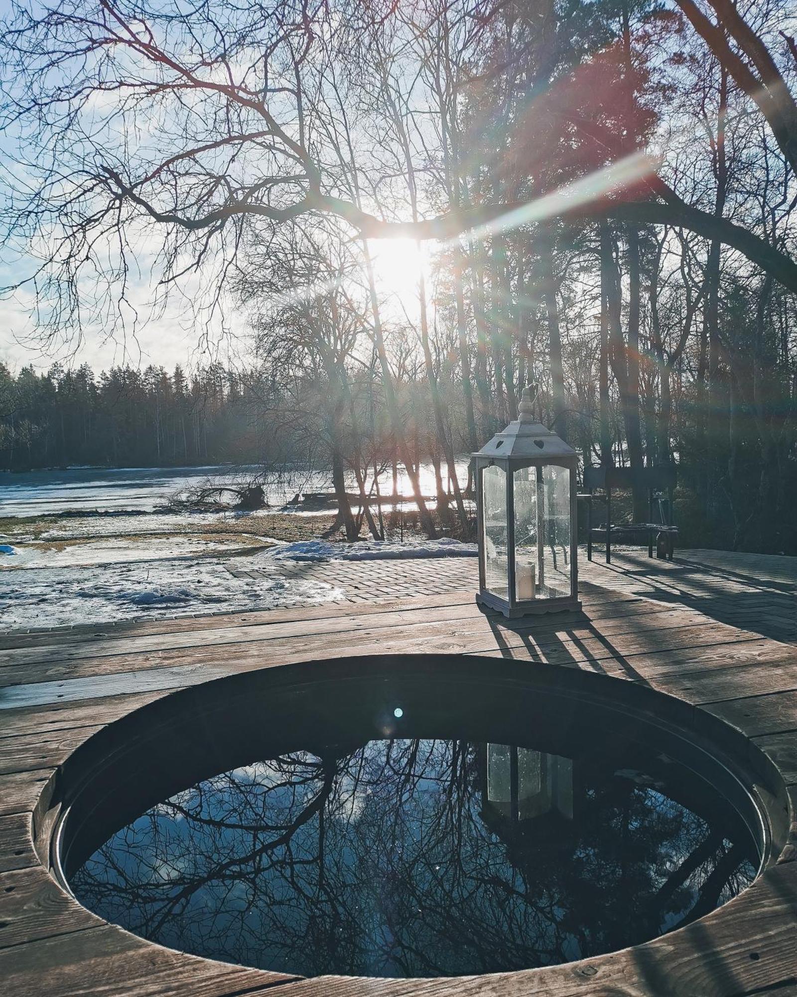 "Gaujmale" Sauna House In Nature Ilkene Экстерьер фото